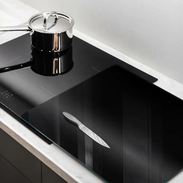 Glass worktop protector Black colour