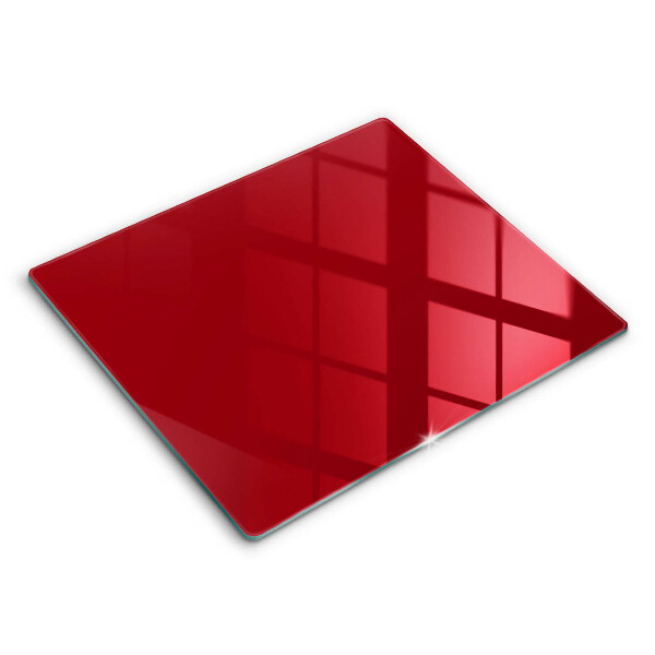 Glass worktop protector Red colour