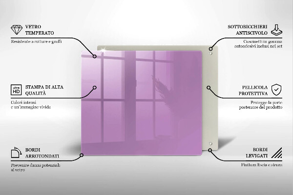 Large worktop saver Violet colour