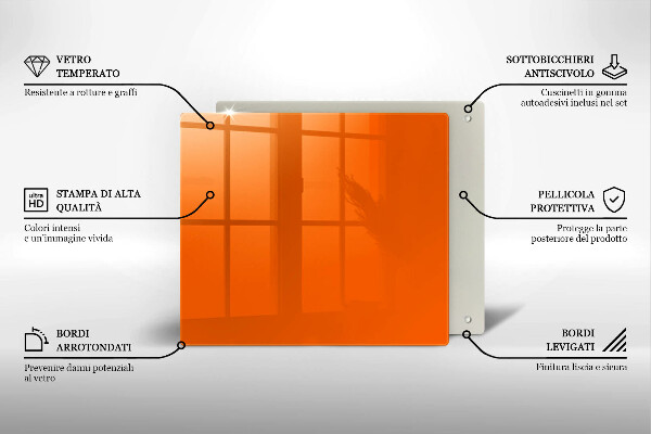 Large worktop saver Orange color