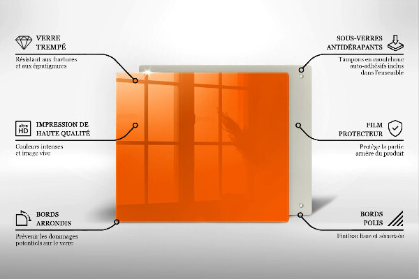 Large worktop saver Orange color