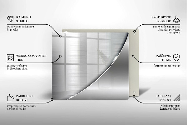 Chopping board Metal shapes