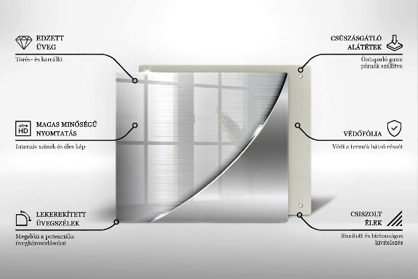 Chopping board Metal shapes