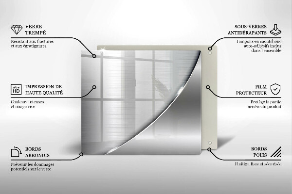 Chopping board Metal shapes