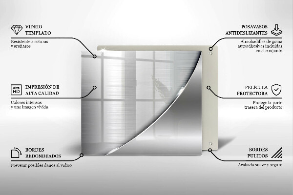 Chopping board Metal shapes