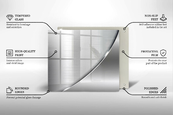 Chopping board Metal shapes