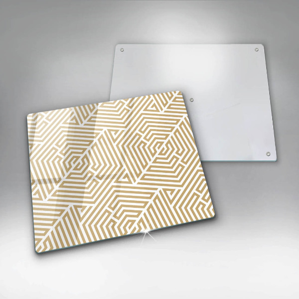 Chopping board Geometric lines