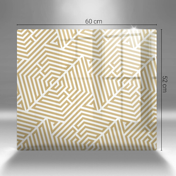 Chopping board Geometric lines