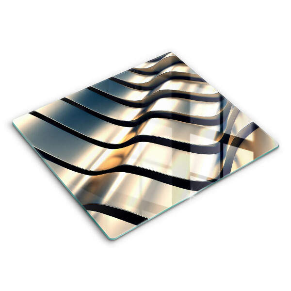 Chopping board 3D metal shapes