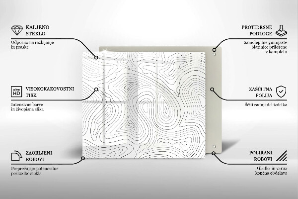 Chopping board Abstraction shapes