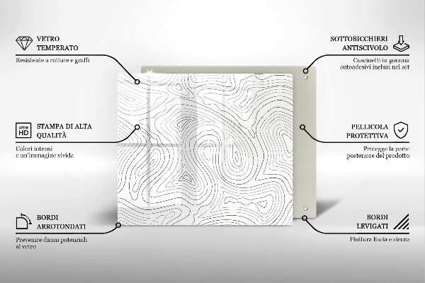 Chopping board Abstraction shapes