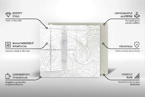Chopping board Abstraction shapes