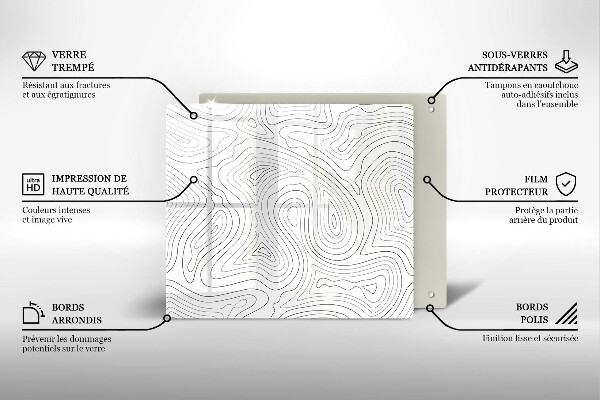 Chopping board Abstraction shapes