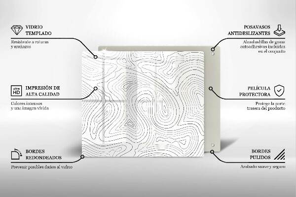 Chopping board Abstraction shapes