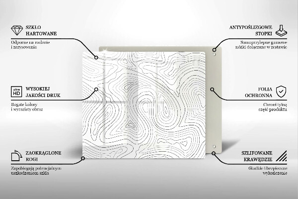 Chopping board Abstraction shapes