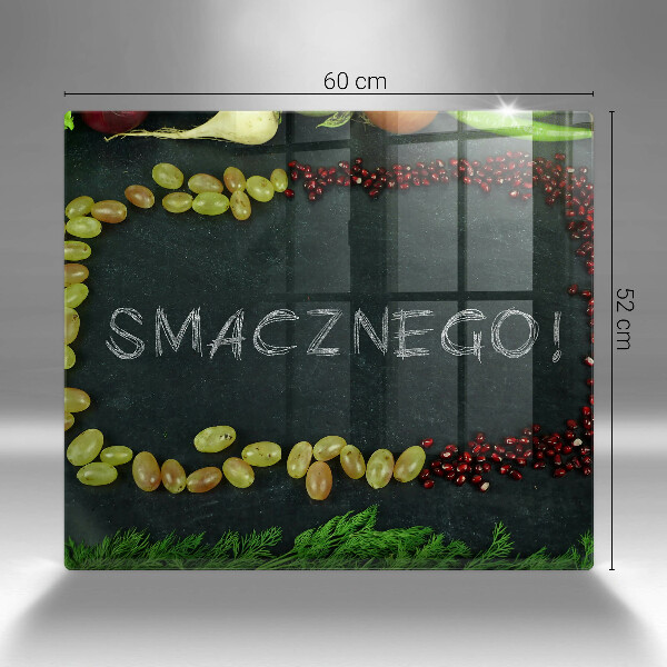 Chopping board The inscription Tasty!