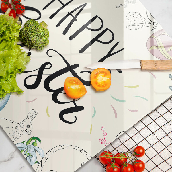 Chopping board Happy Easter