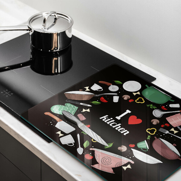 Chopping board Illustration I Love Kitchen
