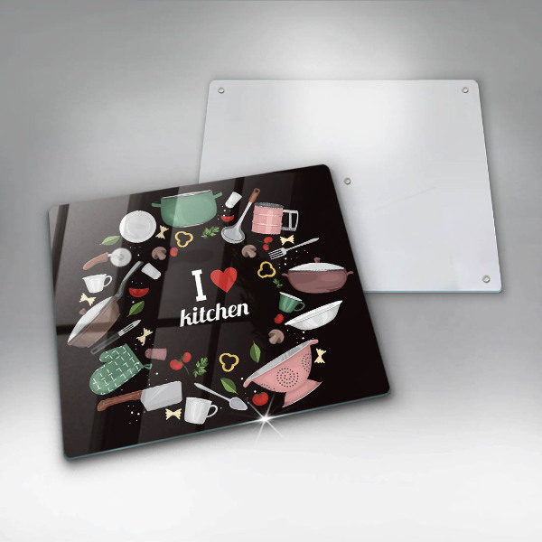 Chopping board Illustration I Love Kitchen