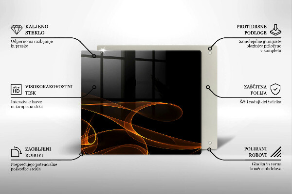 Chopping board Abstract lines