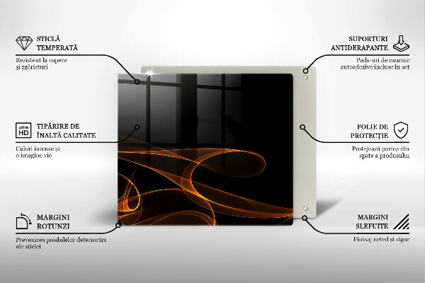 Chopping board Abstract lines