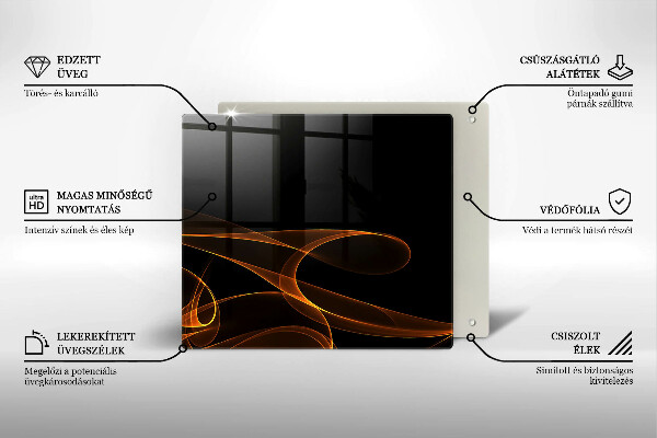 Chopping board Abstract lines