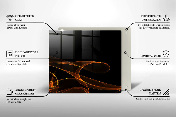 Chopping board Abstract lines