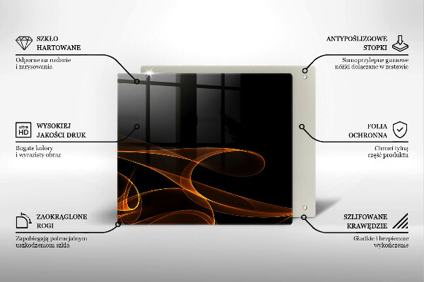 Chopping board Abstract lines