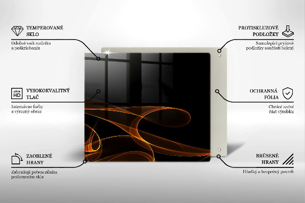Chopping board Abstract lines