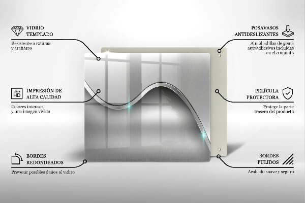 Chopping board Metal abstraction