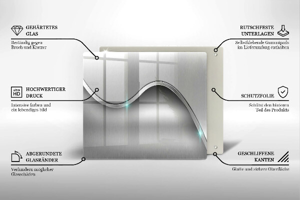 Chopping board Metal abstraction