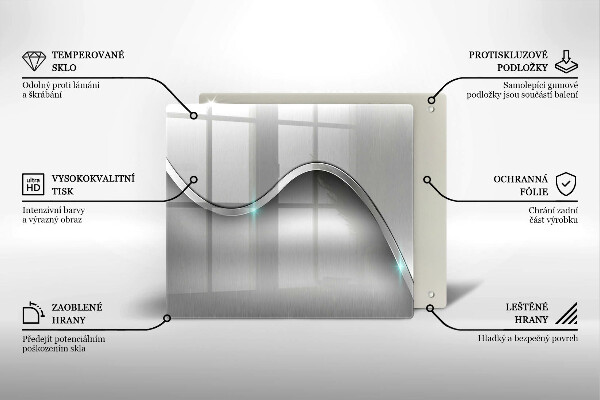 Chopping board Metal abstraction