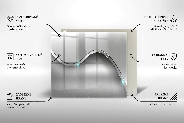 Chopping board Metal abstraction