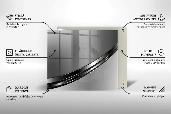 Chopping board Metal abstraction