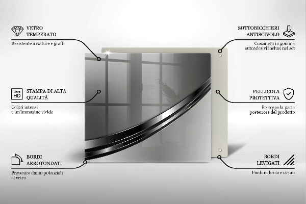 Chopping board Metal abstraction