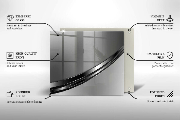 Chopping board Metal abstraction