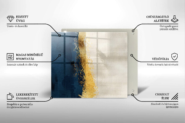 Chopping board Abstraction gold