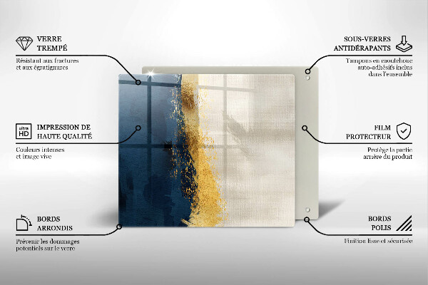 Chopping board Abstraction gold