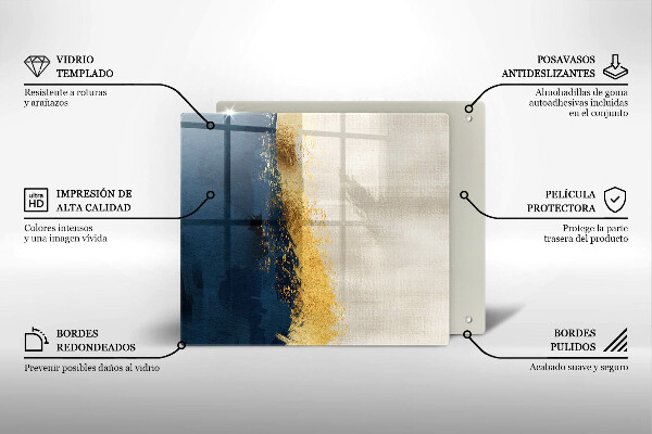 Chopping board Abstraction gold