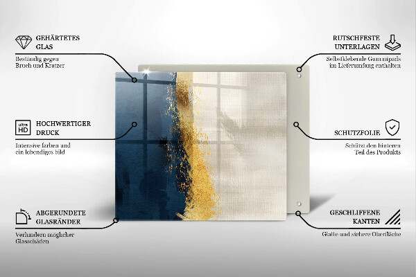 Chopping board Abstraction gold