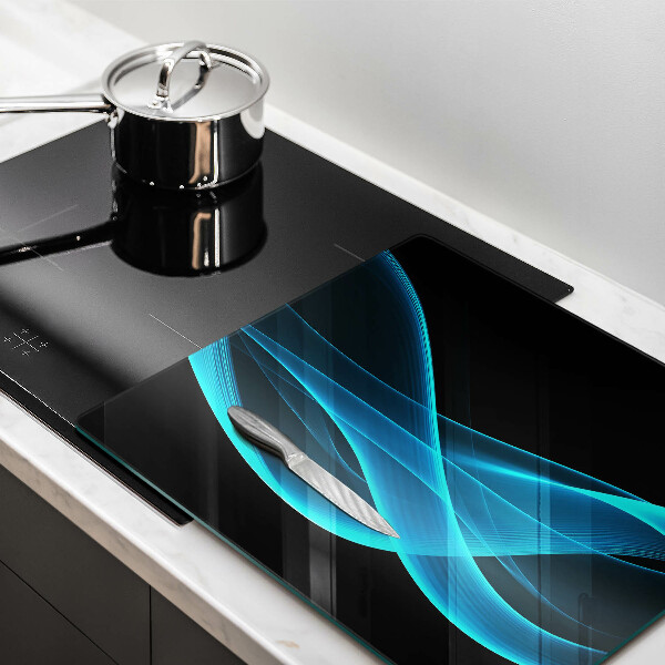 Chopping board Blue abstraction