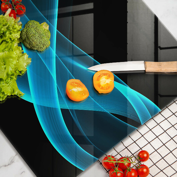 Chopping board Blue abstraction