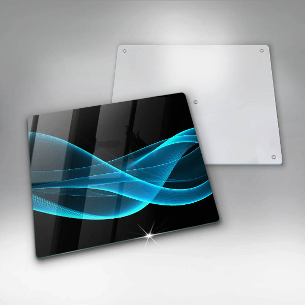 Chopping board Blue abstraction
