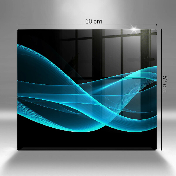 Chopping board Blue abstraction