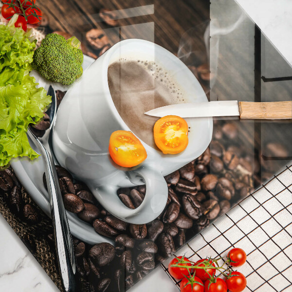Worktop saver large Cup and coffee beans