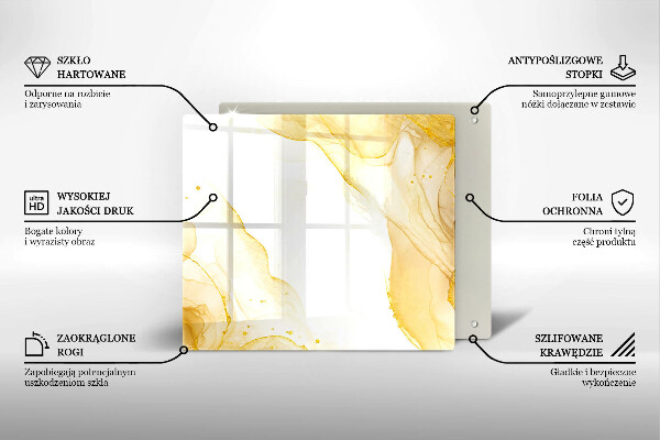 Chopping board Golden abstraction