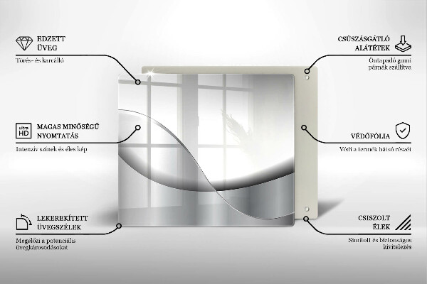 Chopping board Abstraction Design lines
