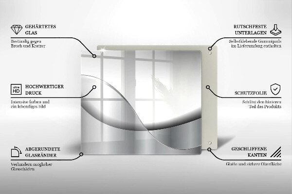 Chopping board Abstraction Design lines