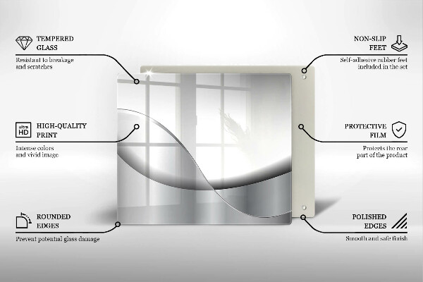 Chopping board Abstraction Design lines