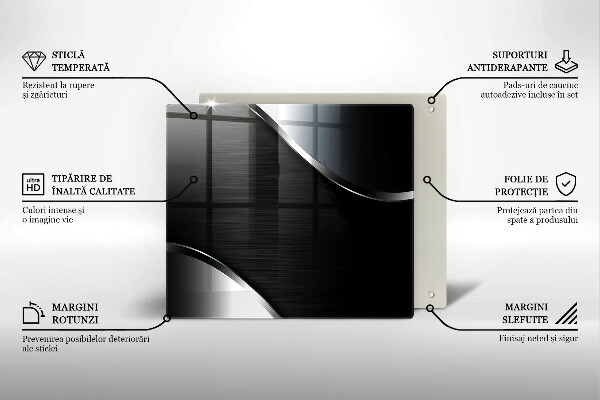 Chopping board Metal abstraction